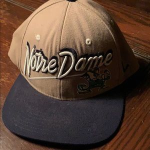 Notre Dame Zephyr vintage snapback